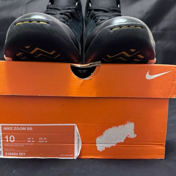 Nike Zoom BB 2007 Vintage Rare SIZE 10 100% Ebay Authenticated - Picture 9 of 12